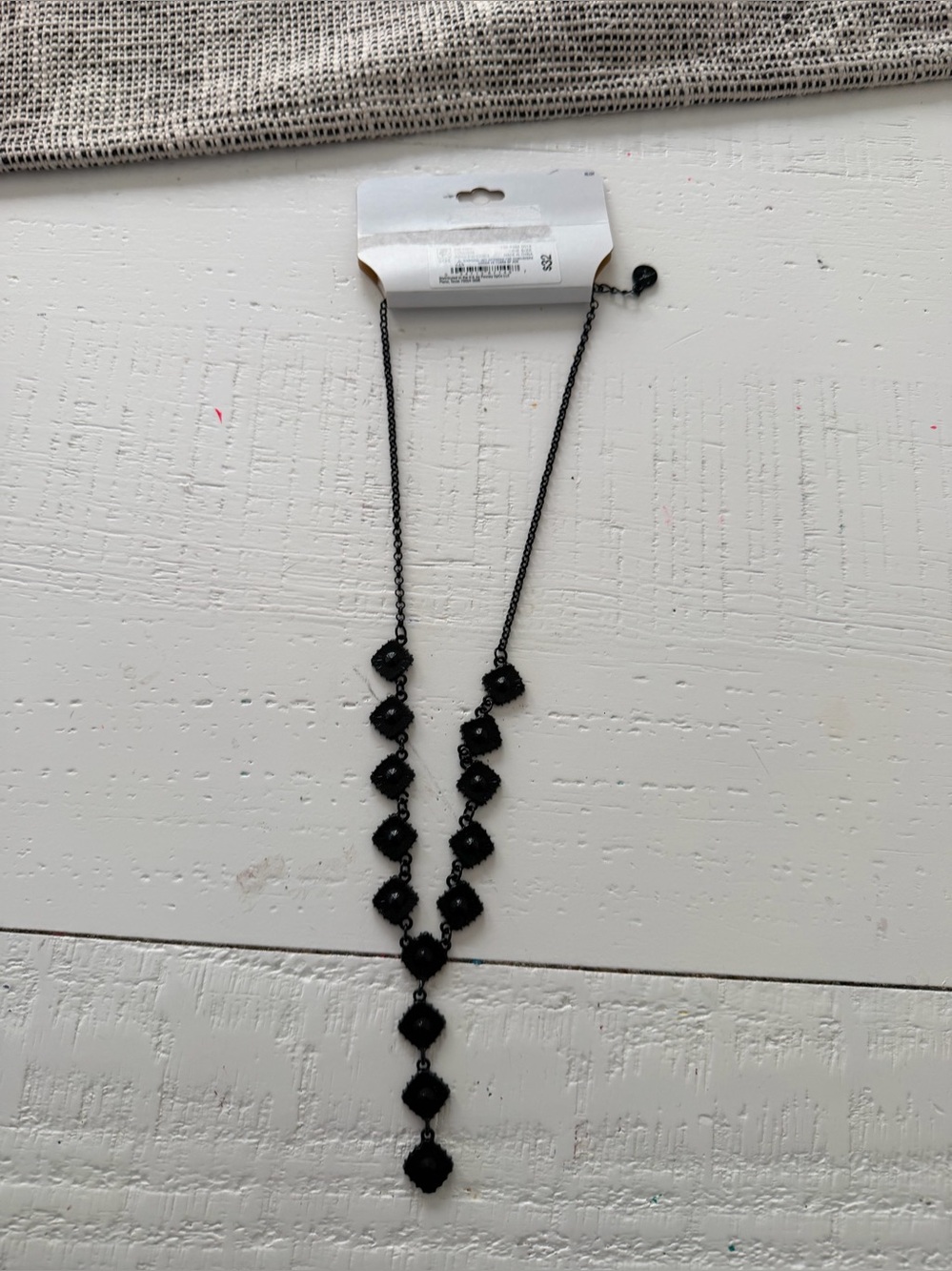 Mixit Black Beaded Y-Style Necklace